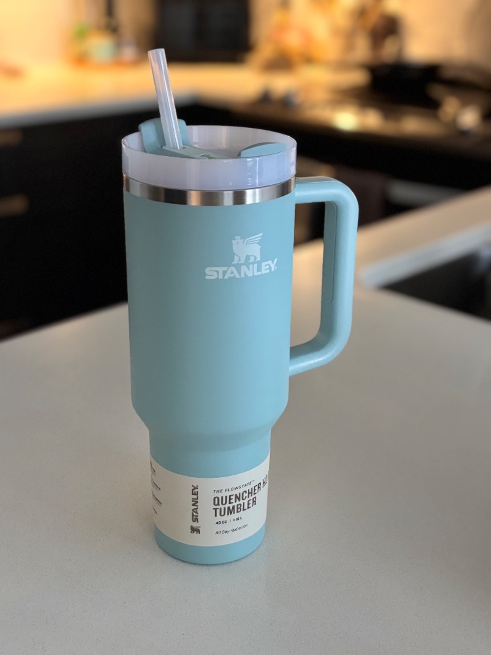 Stanley - The Quencher H2.0 FlowState™ Tumbler (Seafoam) | 40 OZ | 1.18 L